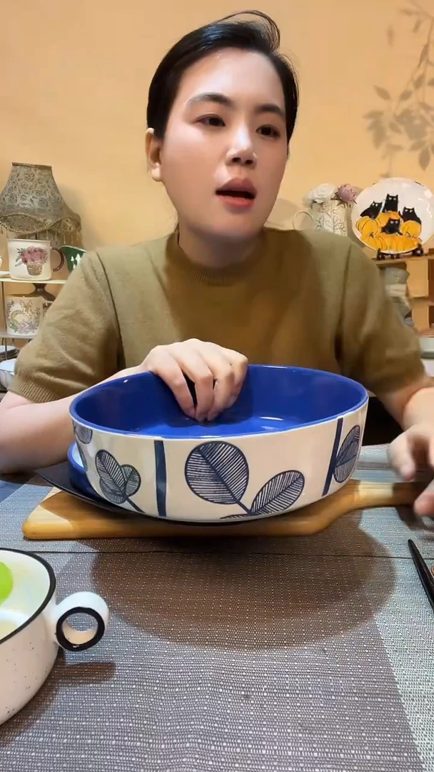 瓷片9英寸碗  微瑕介意勿拍