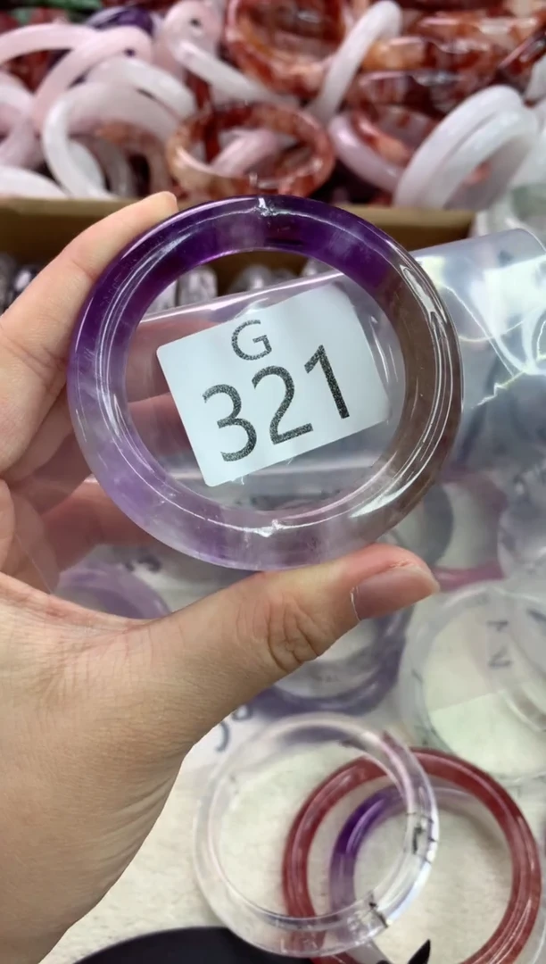 水晶手镯未镶嵌G321-52