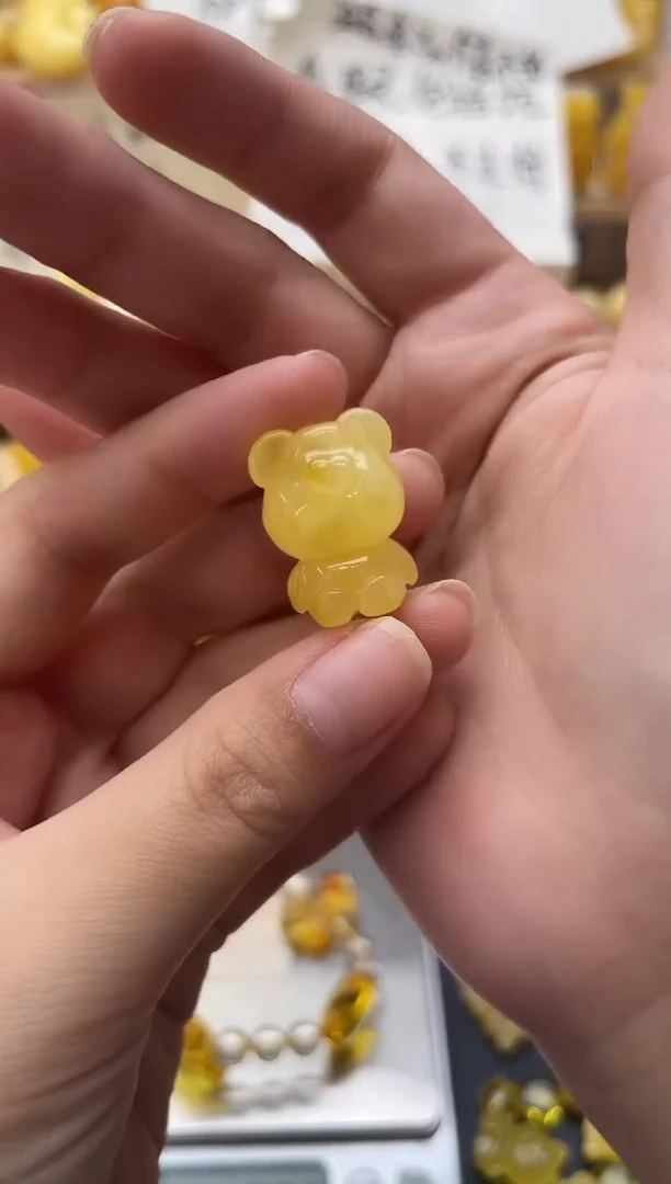 琥珀未镶嵌珠宝奇石052琥珀蜜蜡微瑕