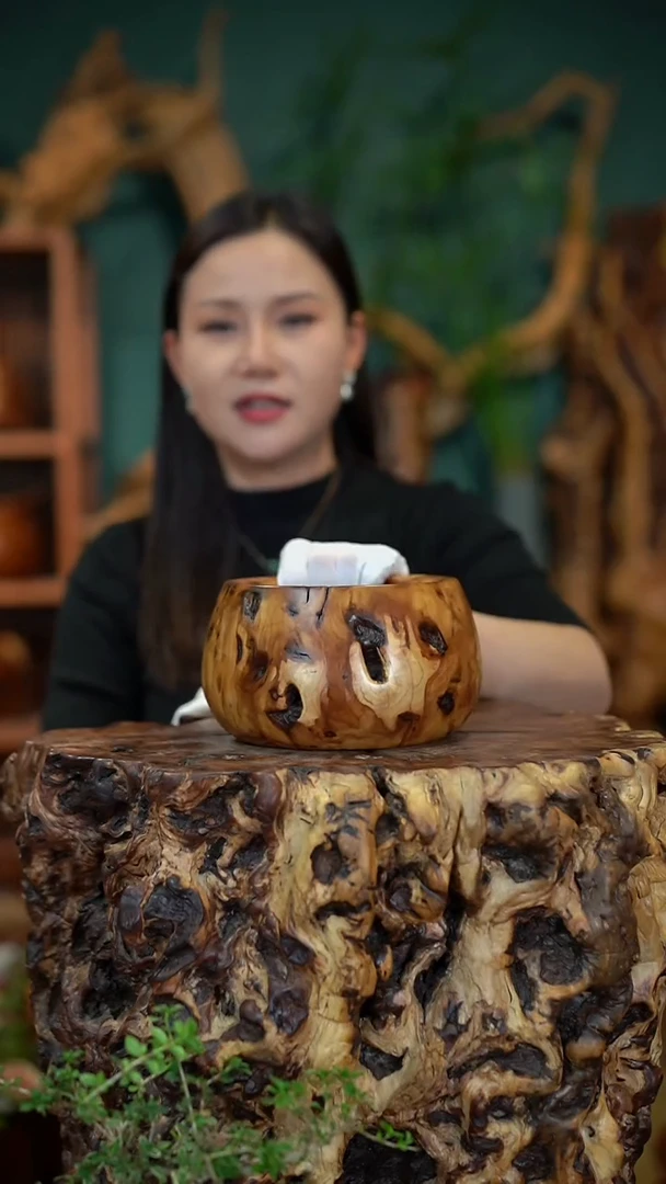 枣木雷击枣木聚宝盆