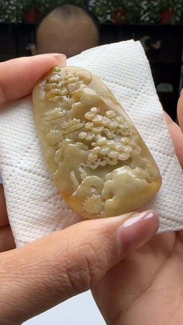 【闪购商品】翡翠颈饰未镶嵌天然翡翠A货吊坠