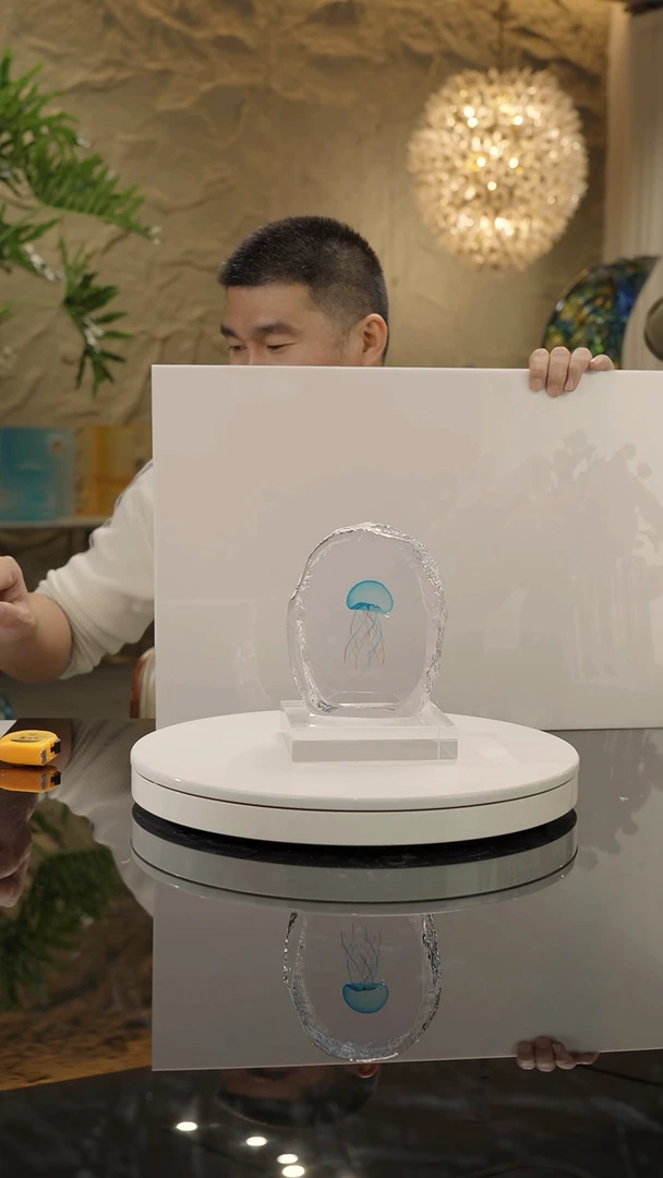 【闪购商品】摆件福利蓝色水母摆件小号