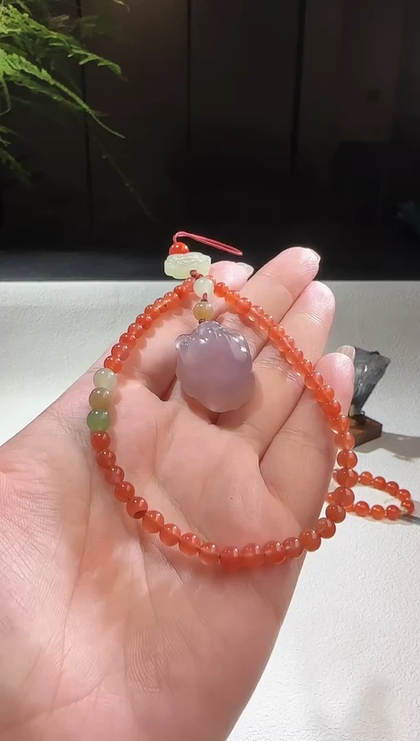 玛瑙/玉髓颈饰未镶嵌【阿岚】