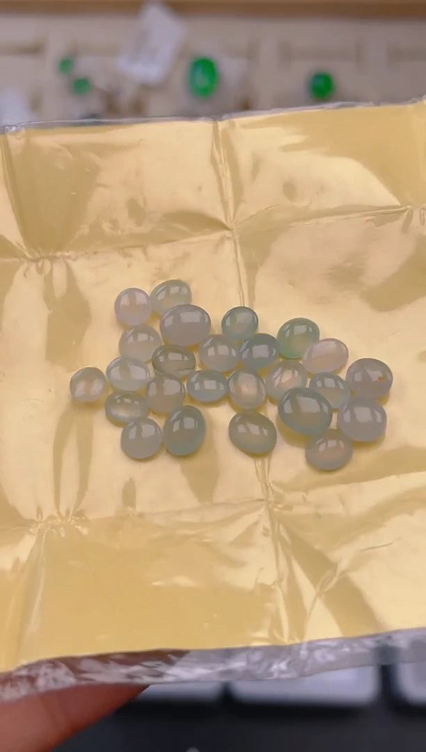 裸石翡翠天然翡翠蛋面87