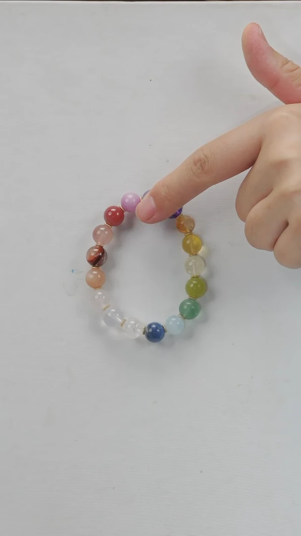 水晶手串合金手串