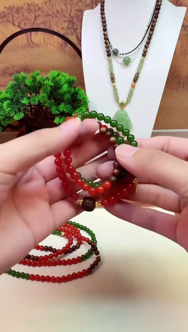 手链14K金镶嵌南红玛瑙S205