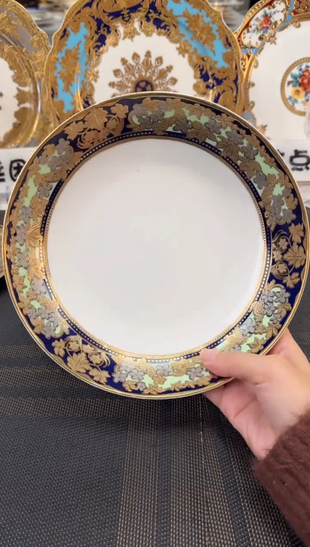 瓷片8英寸菜盘 1个