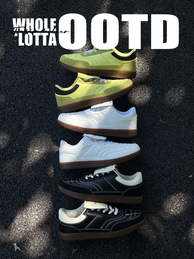 aoyo”漫步系列“新款德训鞋Cleanfit潮流百搭休闲板鞋