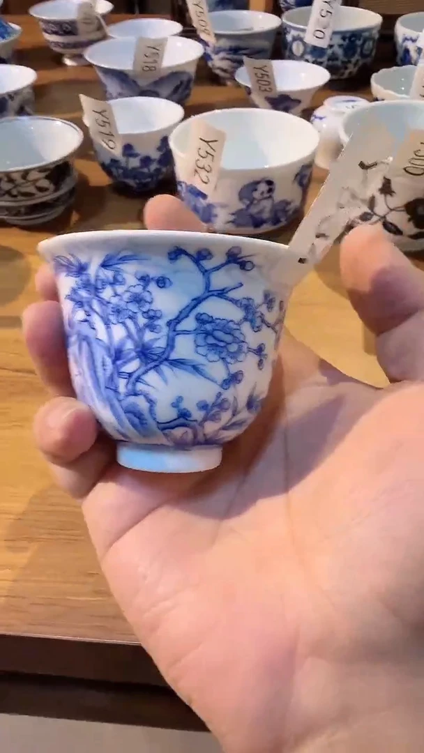 瓷片Y534家庭日用瓷器摆件