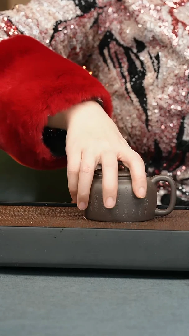 【闪购商品】紫砂茶壶五堂 曼生井栏-刻-180cc