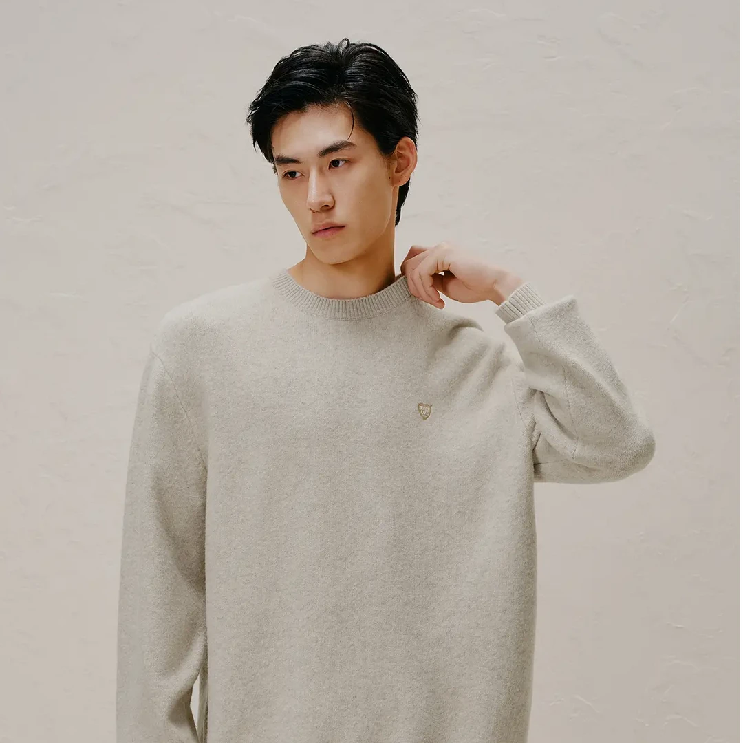 太平鸟男装 休闲毛衣秋季针织衫秋季男士毛衫慵懒毛衣BWEBE3127