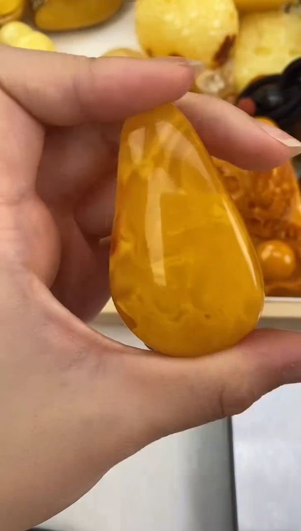 裸石琥珀未镶嵌天然琥珀蜜蜡