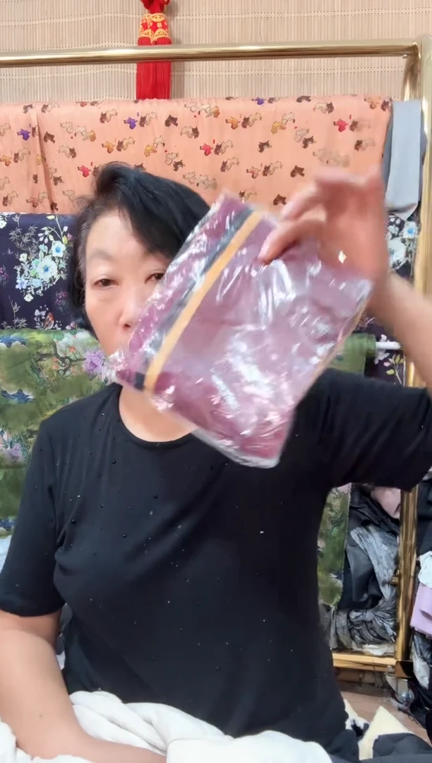 罗纹酒红色两长两短