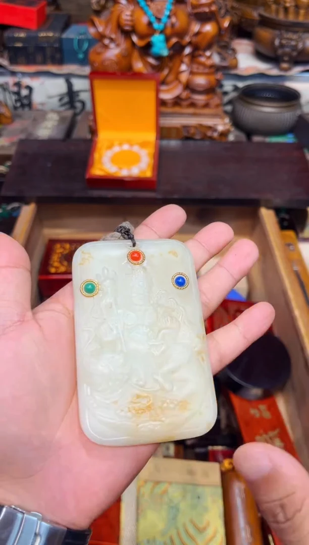 和田玉未镶嵌挂件瑞哥专属高端精品33