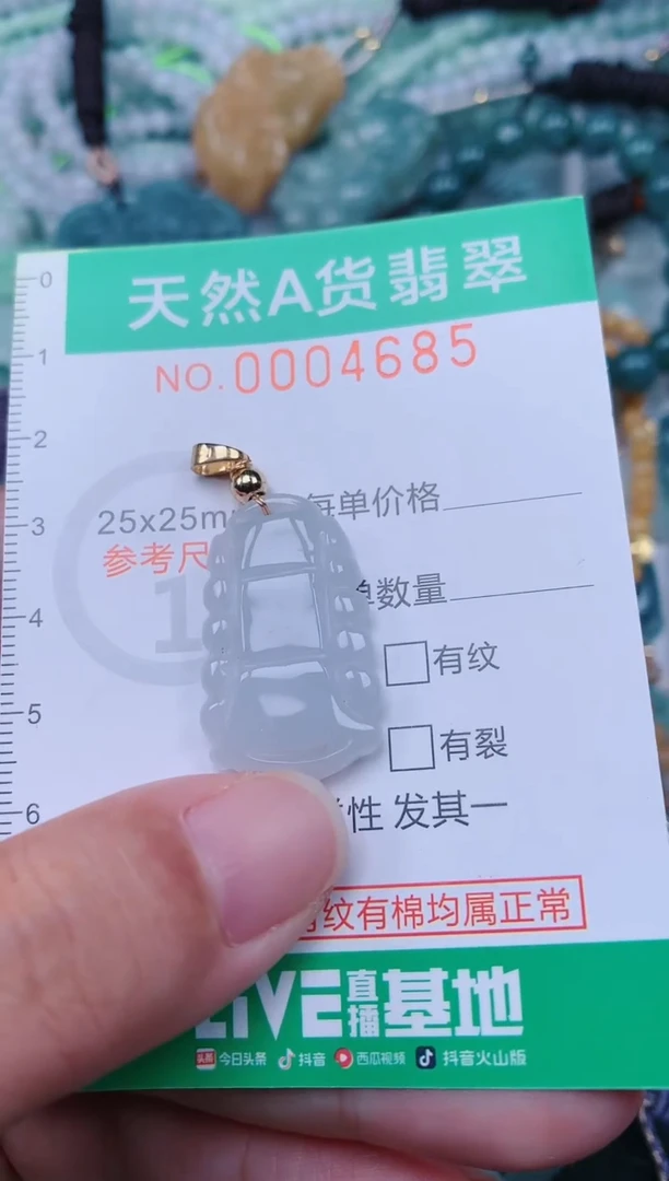 颈饰未镶嵌翡翠.0004685