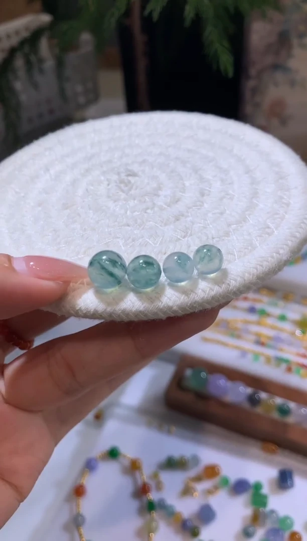 未镶嵌定制翡翠多样性发货一件发货7.7-9+卡珠子