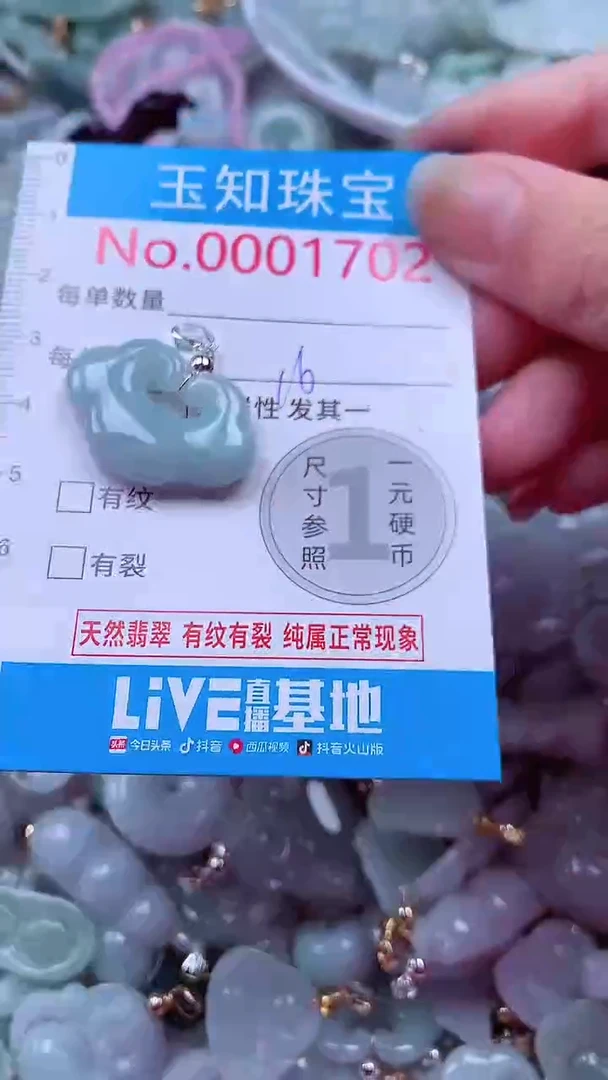 吊坠(不含链)未镶嵌翡翠1702