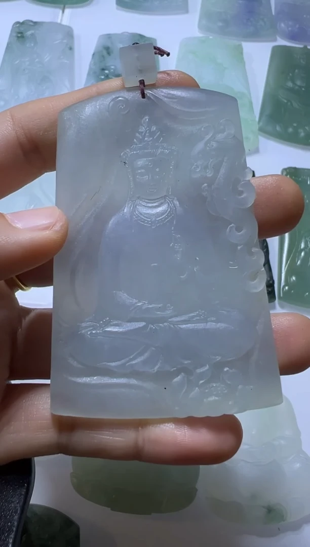 未镶嵌定制翡翠素衣