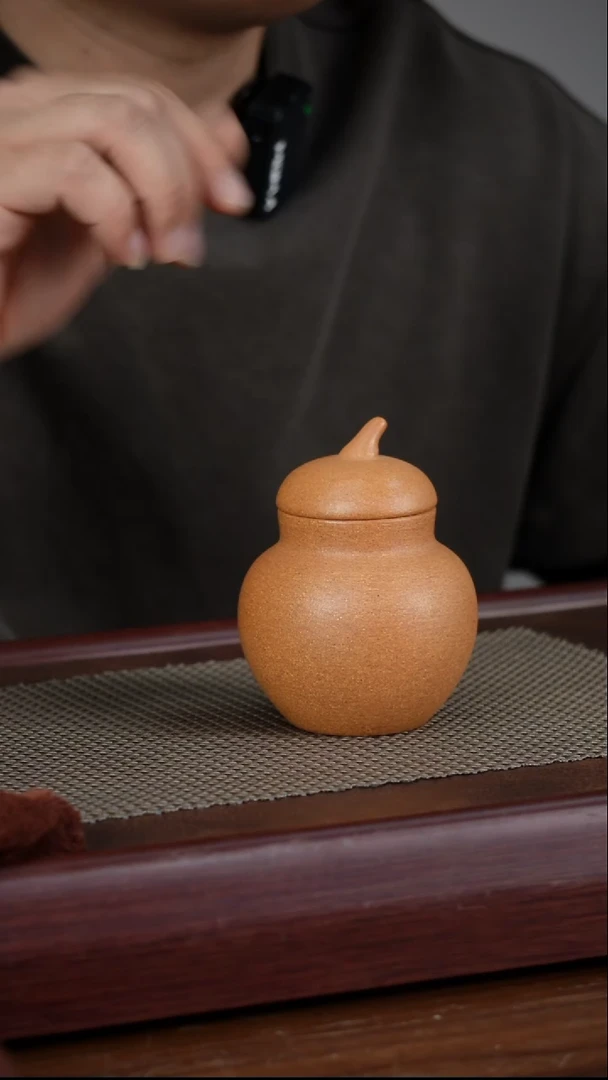 宜兴原矿紫砂茶叶罐