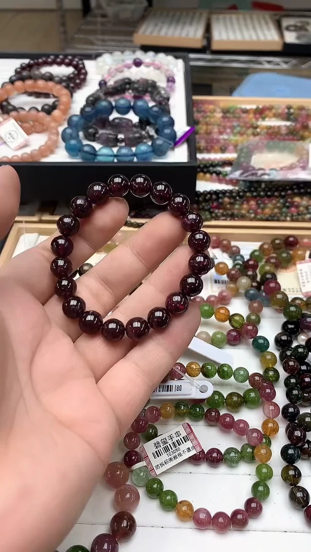 【闪购商品】石榴石手链未镶嵌手链64