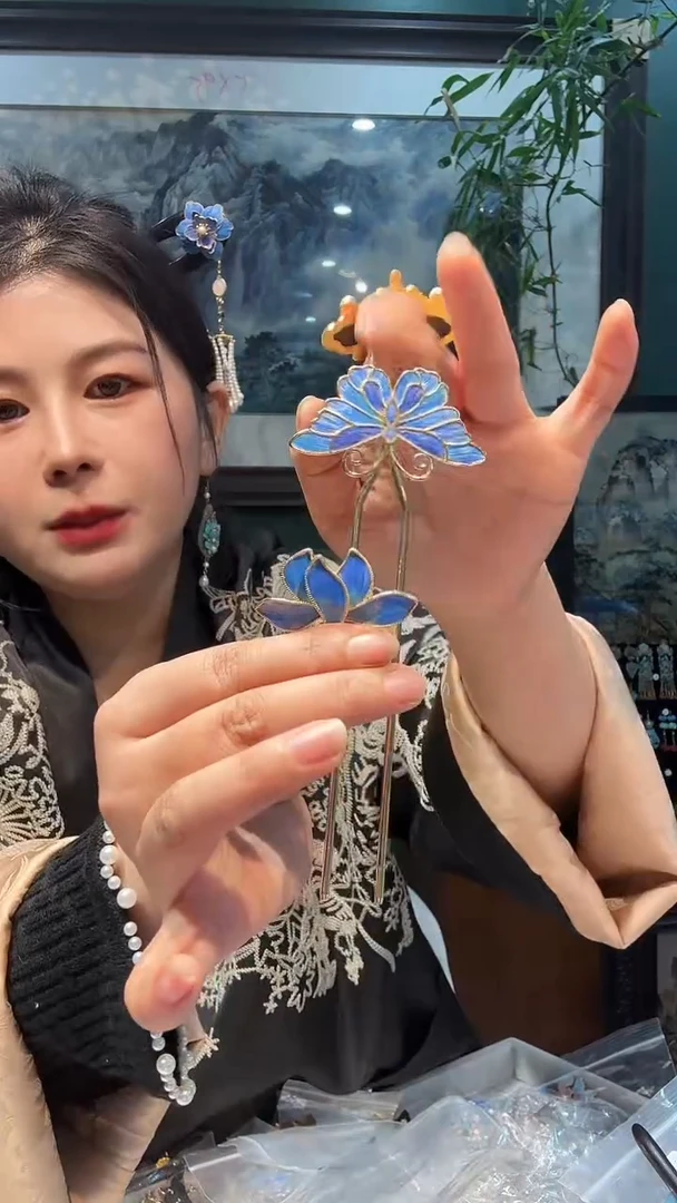 大理石铁合金非遗手工首饰