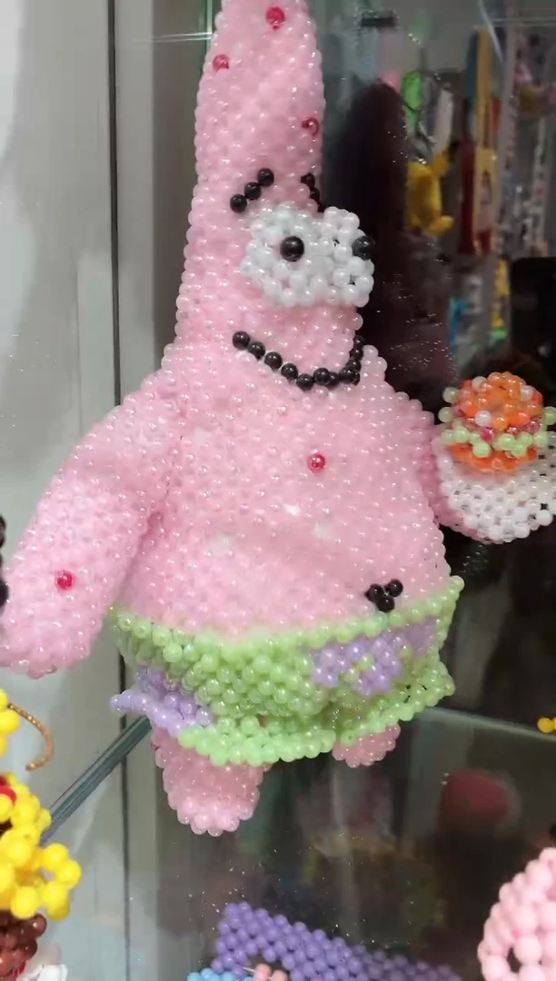 亚克力0379卡6马贝彩派大星材料包1套粉色