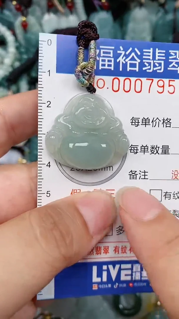 翡翠未镶嵌颈饰...0007953