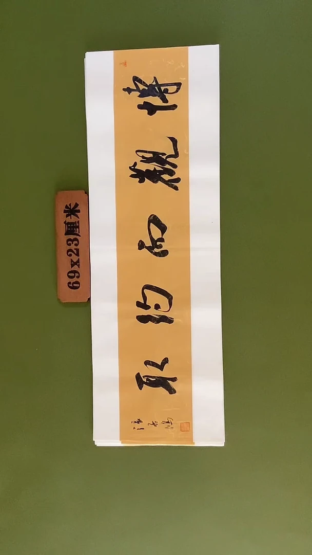 书法书法 张若鸿 尺寸69cm*23cm