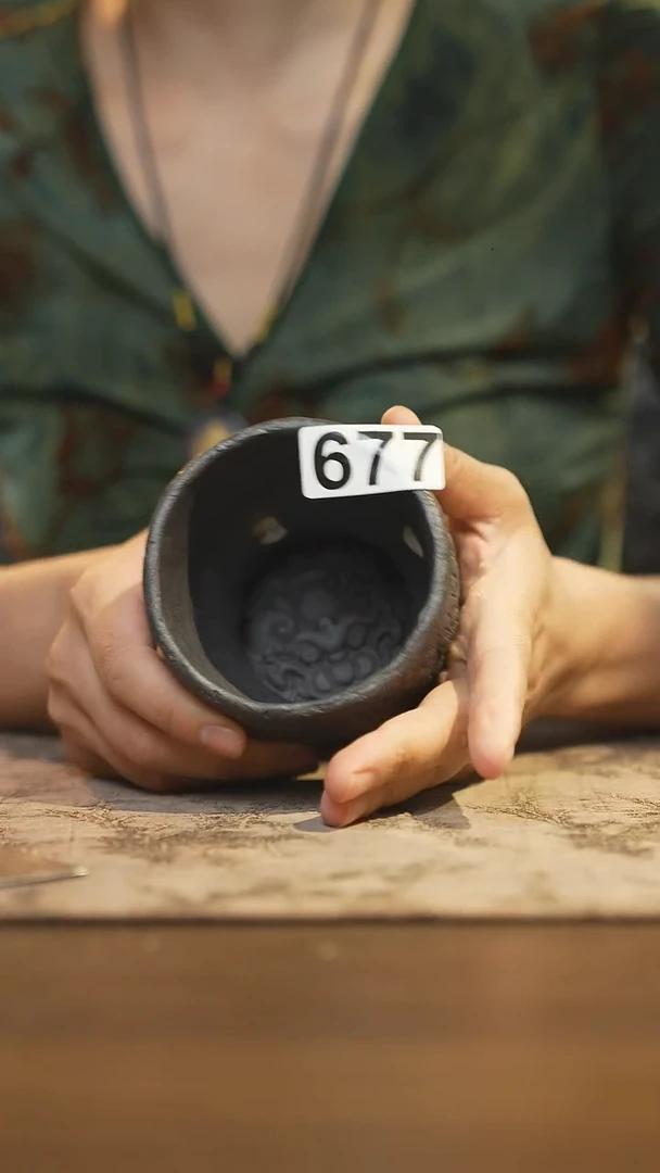 陶瓷茶器茶具主人杯677微瑕