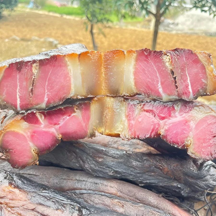 前腿腊肉4斤土家传统烟熏粮食土猪腊肉