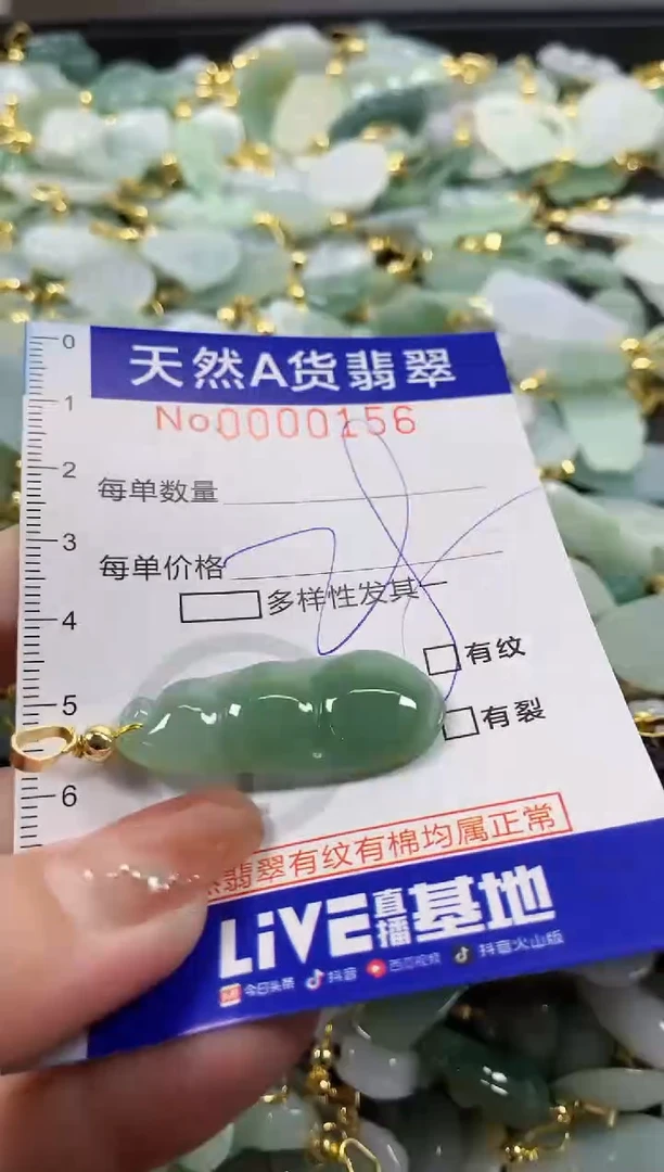 颈饰未镶嵌翡翠天然A货翡翠