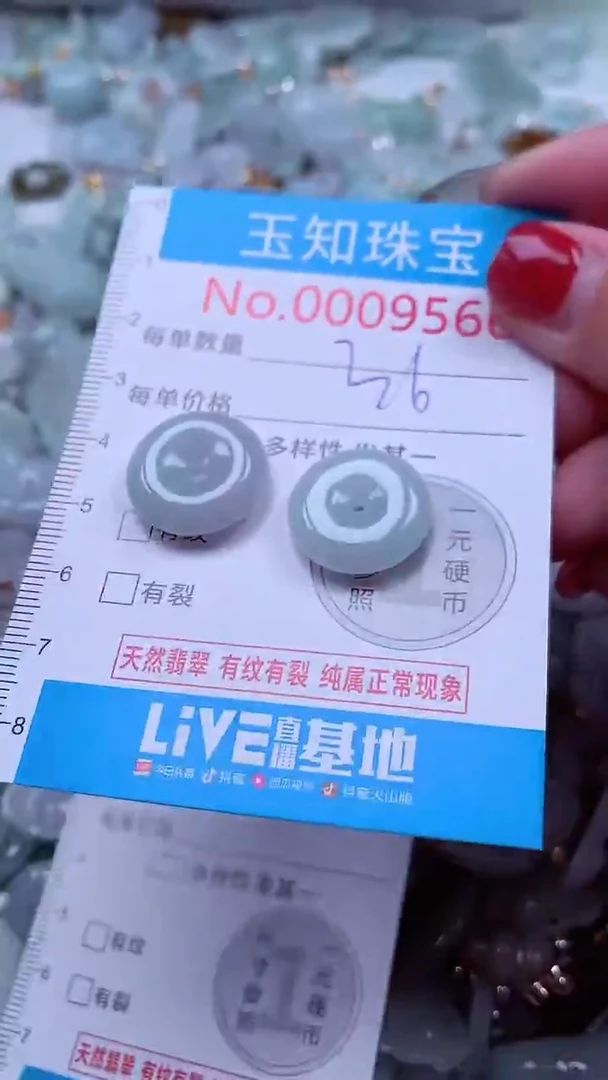 吊坠(不含链)未镶嵌翡翠9566