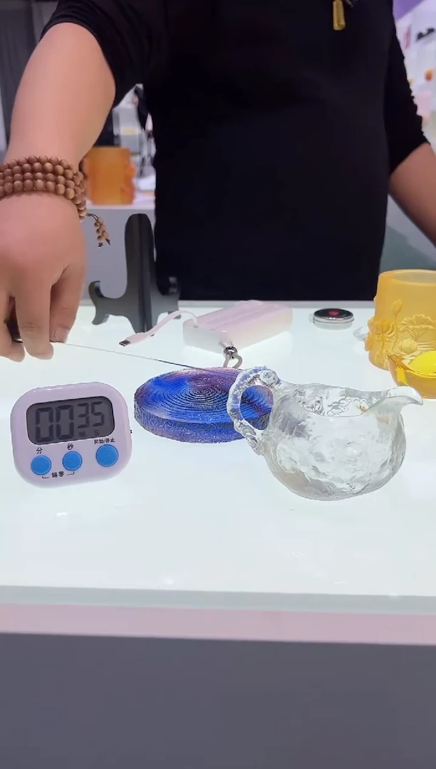 【闪购商品】泥塑古法琉璃茶杯摆件