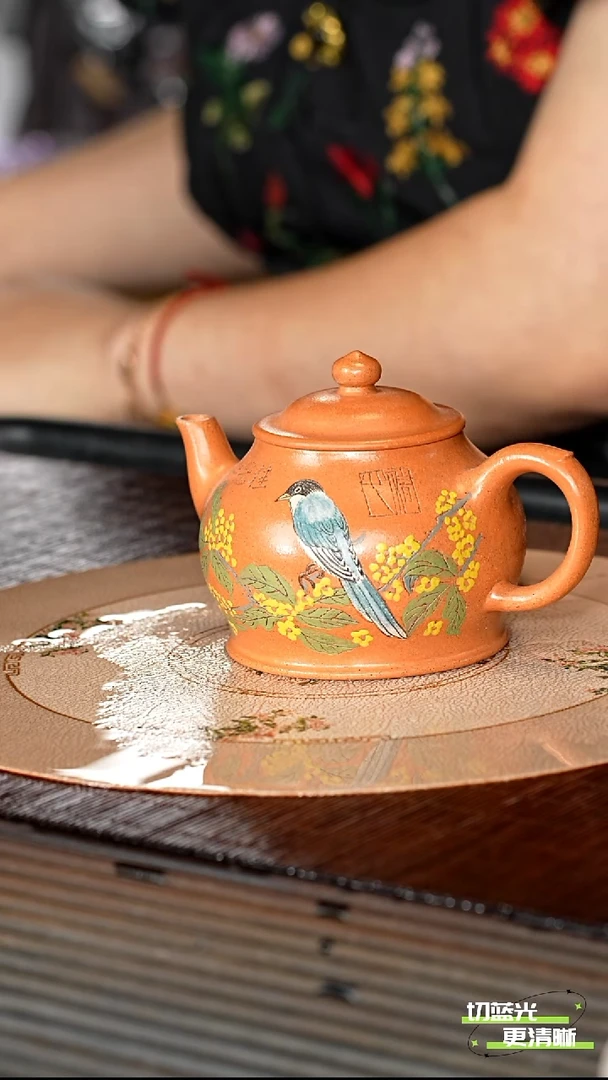 茶壶紫砂宜兴紫砂 CH 桂花砂 宫灯 180cc