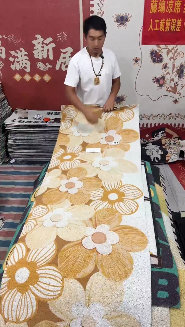 不退不换瑕疵丝圈地毯76*230cm154
