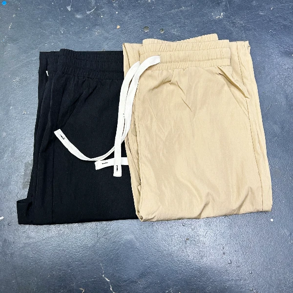 B043薄款透气长裤休闲裤舒适春夏季男女同款直筒运动裤