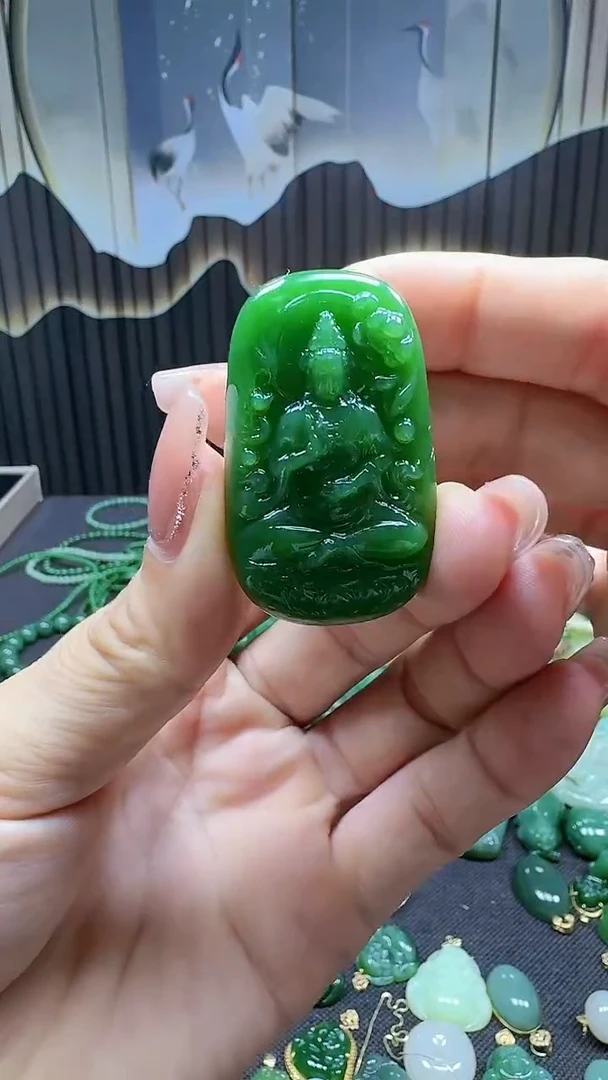 和田玉未镶嵌挂件1