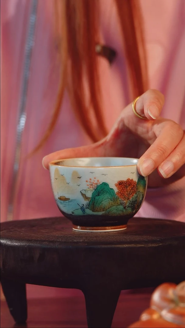 艺然堂手工手绘茶器