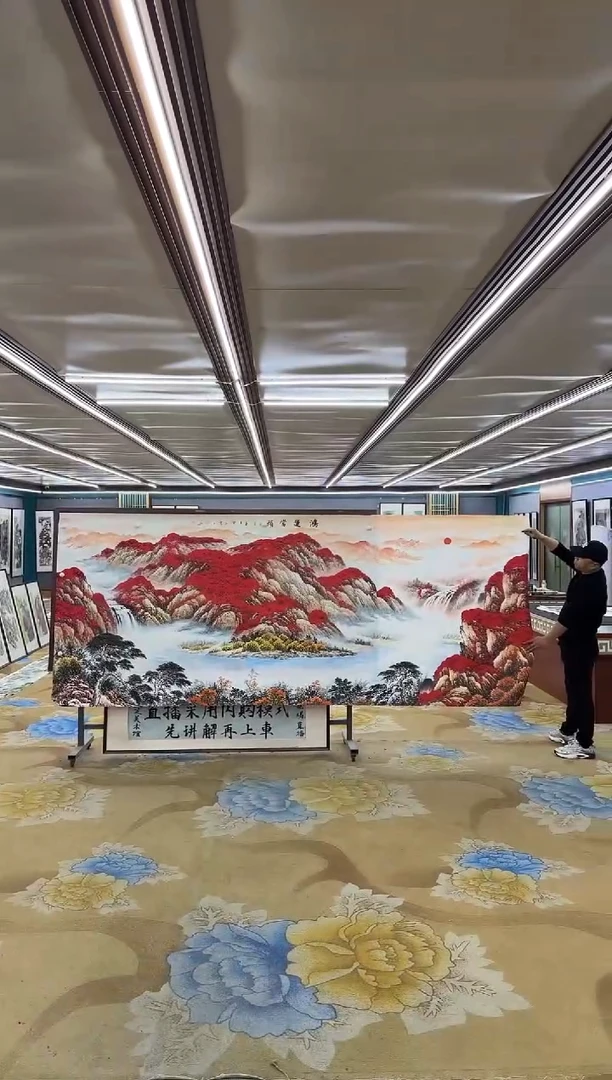 国画M刘雪红-大丈二-山水国画