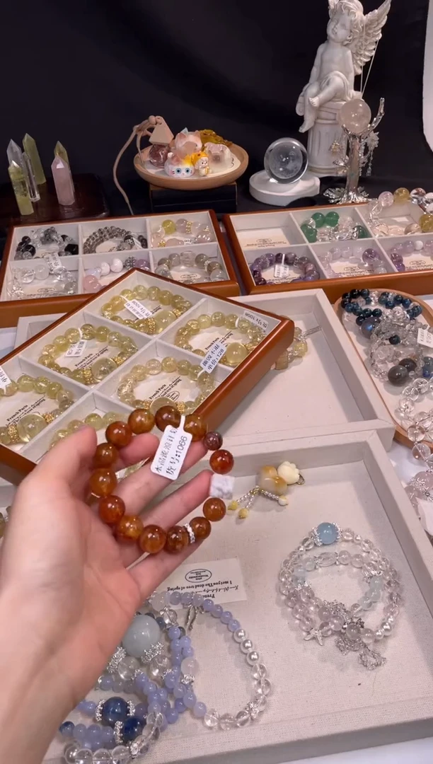 水晶手链未镶嵌1066多样性发货