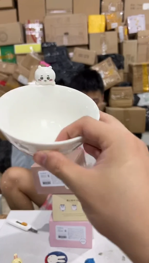 瓷片原盒吉伊公仔碗