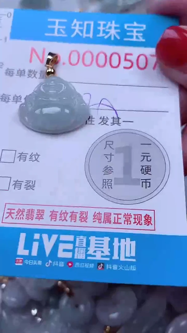 吊坠(不含链)未镶嵌翡翠507