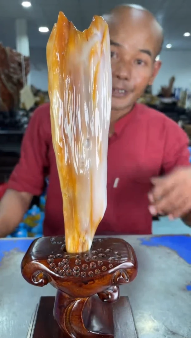 硅化玉摆件未镶嵌7