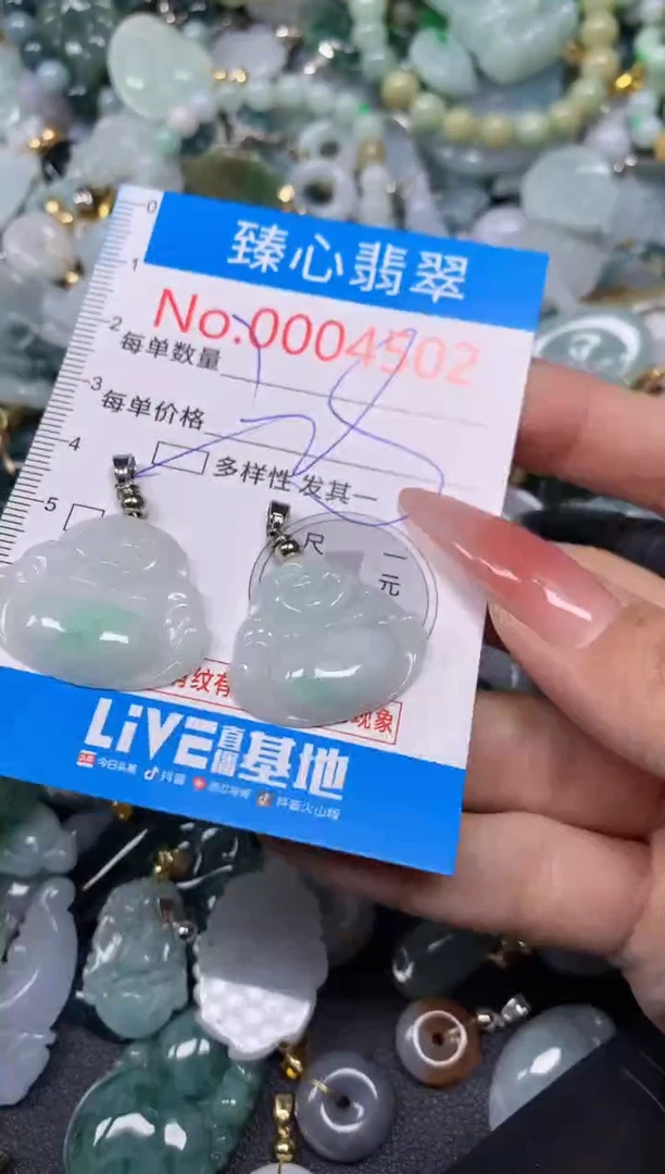 【闪购商品】翡翠颈饰未镶嵌含绳0004502