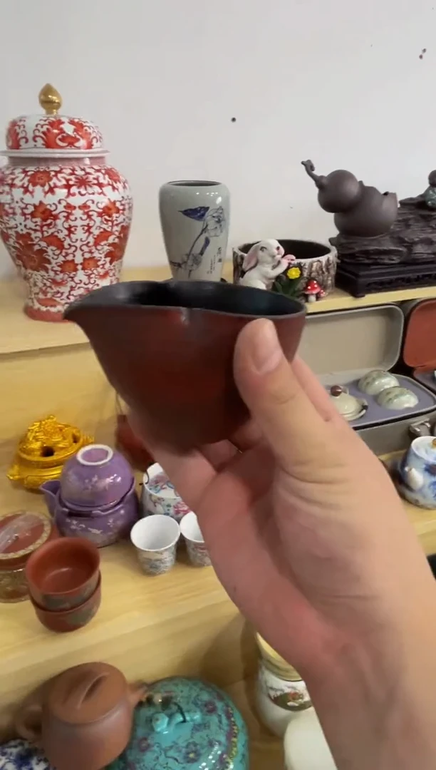 陶瓷茶具摆件旅行套组