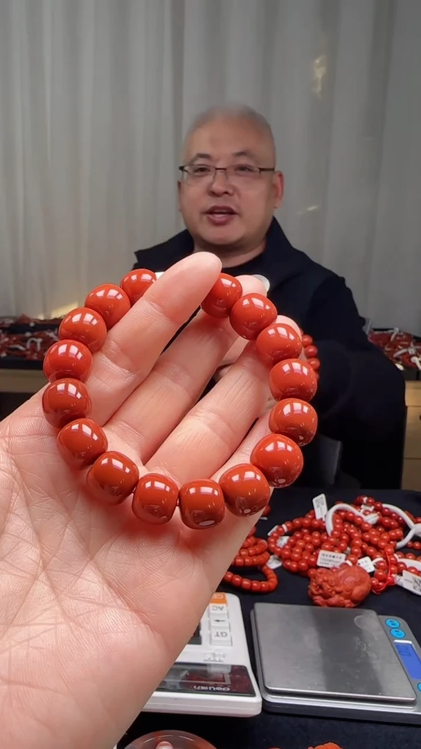 银S925镶嵌多样性发一件南红玛瑙【毕业级】玫红12mm瓦西老型单圈