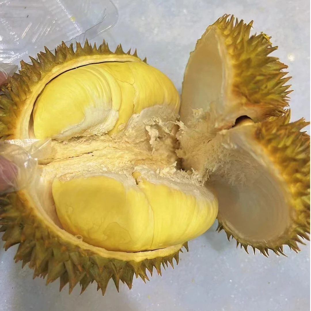 大嘴鸟新鲜现开金枕榴莲肉1.5斤核小皮薄保干包金枕泰国