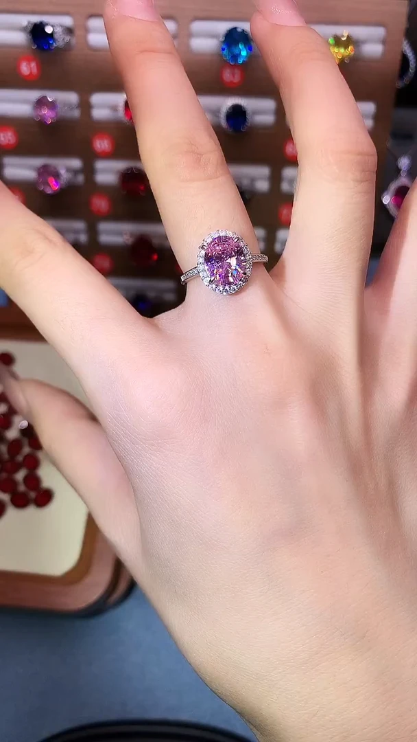 银S925镶嵌戒指碧玺.......