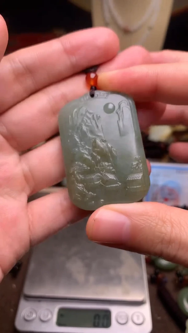 颈饰未镶嵌和田玉新疆料青海料清水和田玉吊坠