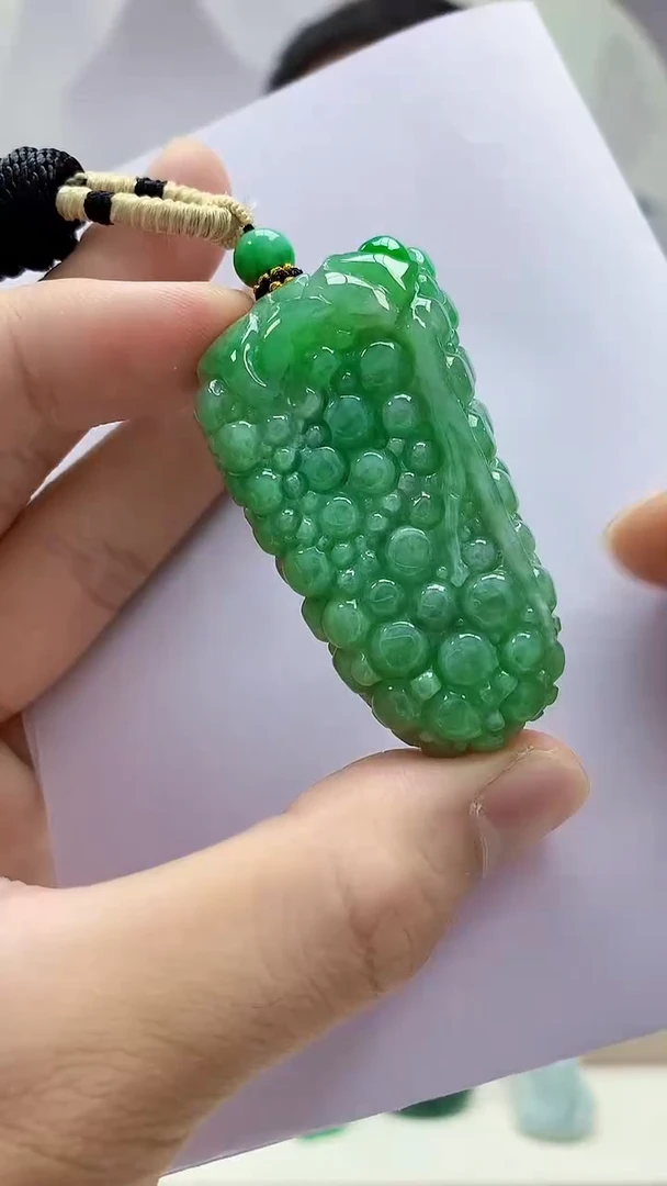 未镶嵌定制翡翠4898bb-毛货挂件7
